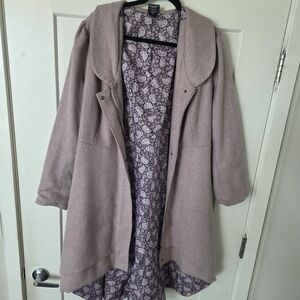Lavender Coat with Hello Kitty Lining